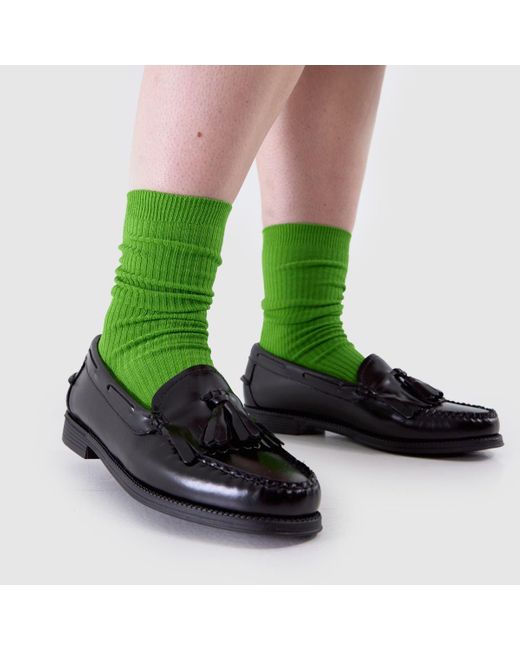 G.H.BASS Black Weejuns Esther Kiltie Loafer Flats