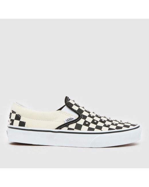 Vans White Classic Slip-On Rhinestone Trainers