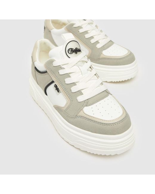 Buffalo White Vectra Low Trainers In