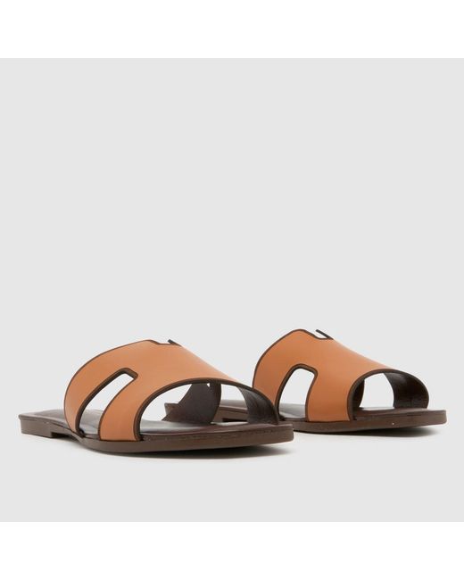 Schuh Brown Tandra Mule Sandals