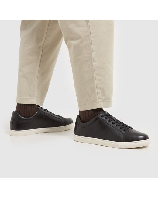 Schuh Black Wayne Casual Trainers for men