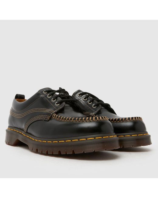 Dr. Martens Black Lowell Moc Toe Shoes for men