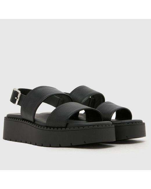 Schuh Black Tuscany Chunky Sandals