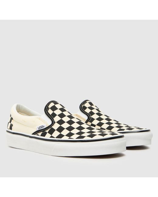 Vans Black Classic Checkerboard Trainers