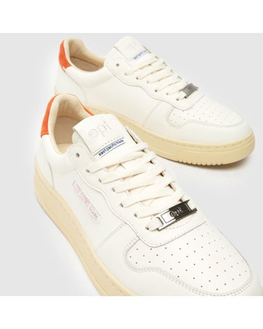 East Pacific Trade White Court Trainers for men