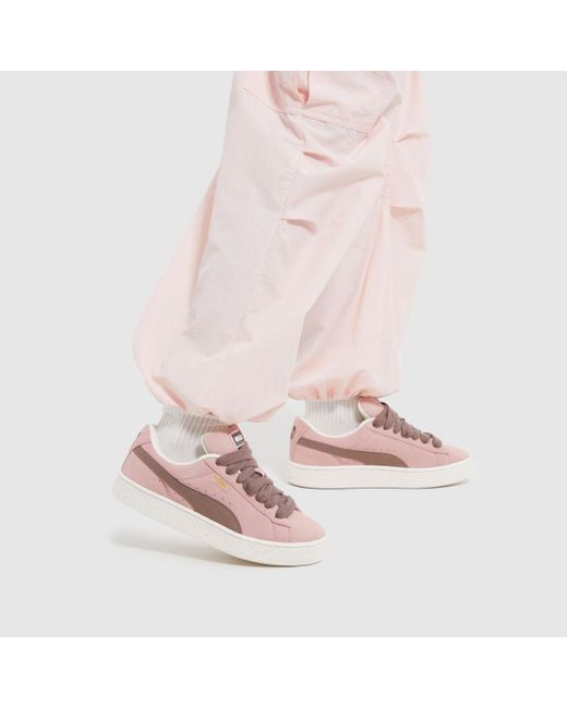 PUMA Pink Suede Xl Trainers In