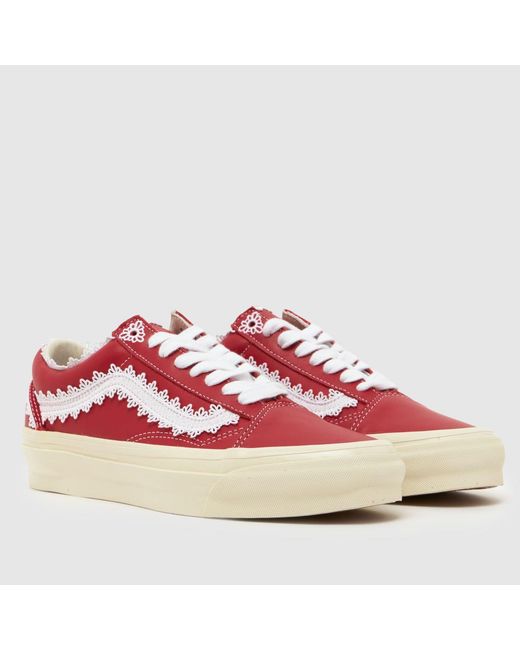 Vans Red Old Skool Trainers