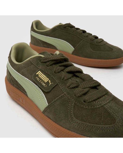 PUMA Green Palermo Trainers