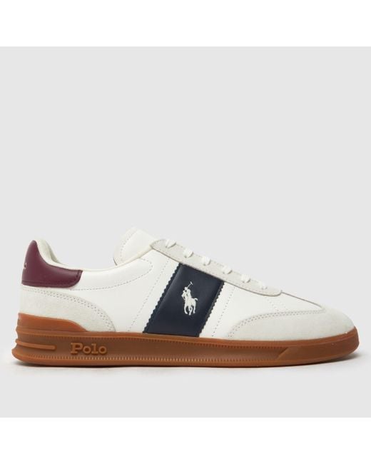 Polo Ralph Lauren Blue Heritage Aera Trainers for men