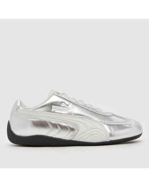 PUMA White Speedcat Trainers
