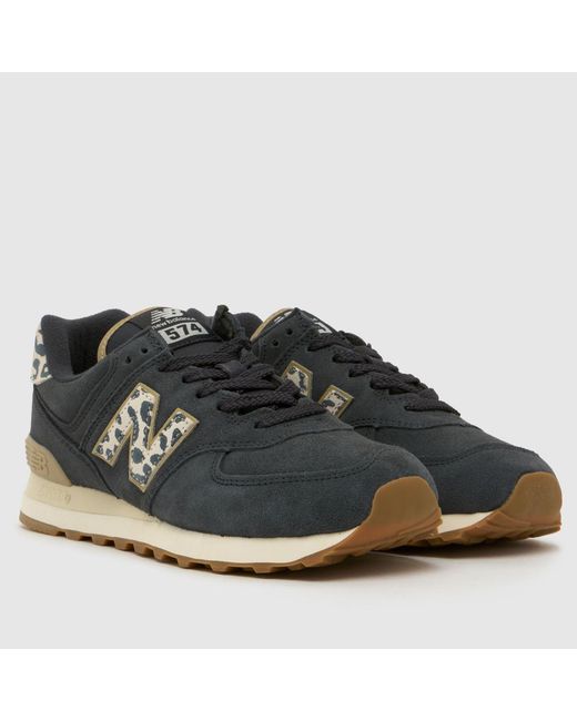 New Balance Blue 574 Trainers