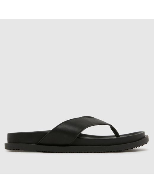 Schuh Black Seymore Sandals for men