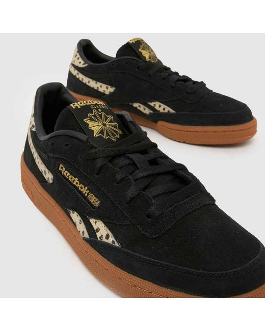 Reebok Black Club C Revenge Trainers