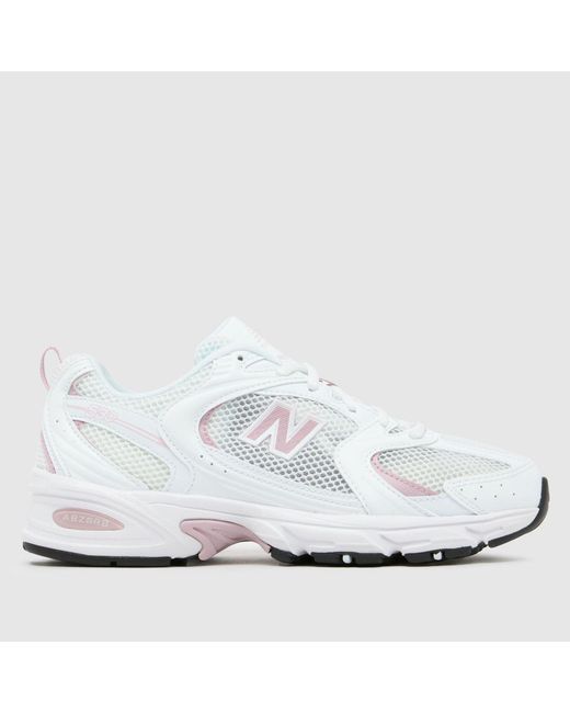 New Balance White 530 Trainers