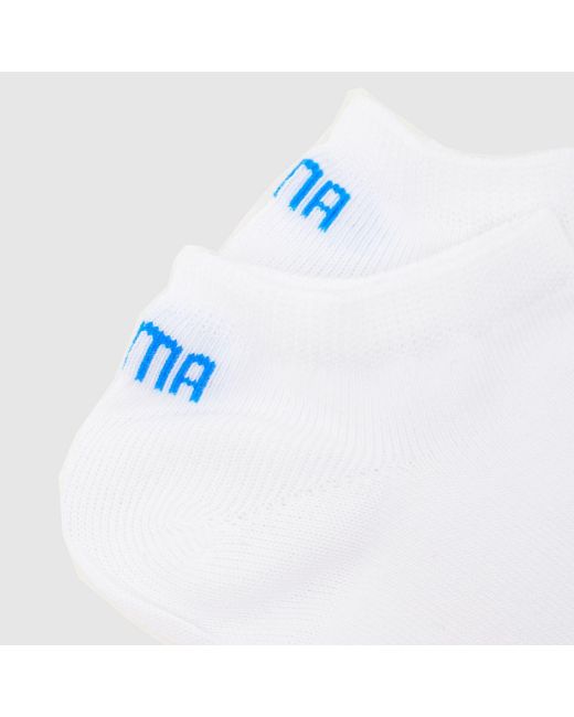 PUMA White Sneaker Socks 3 Pack
