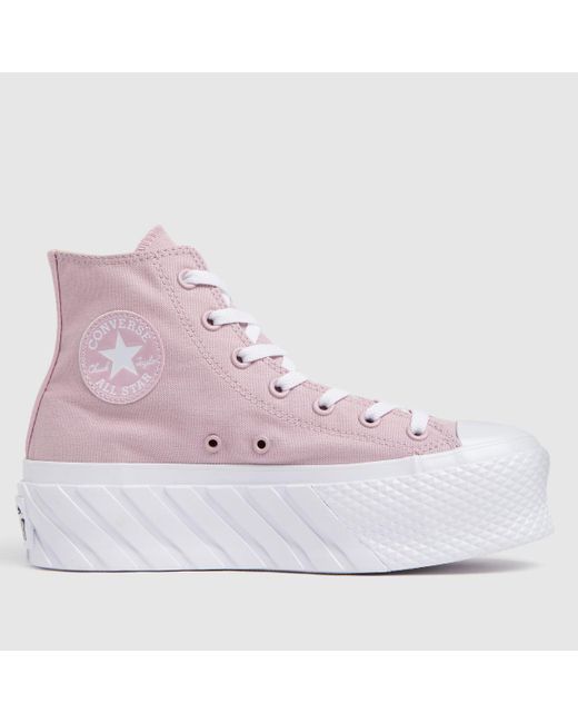 Converse Lift X2 Hi Trainers in Pink | Lyst UK