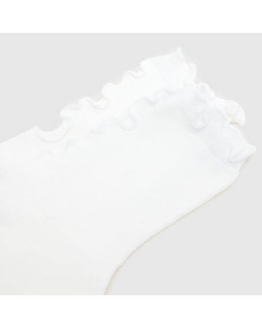 Ugg White Lettuce Quarter Socks 1 Pack