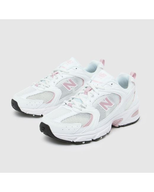 New Balance White 530 Trainers
