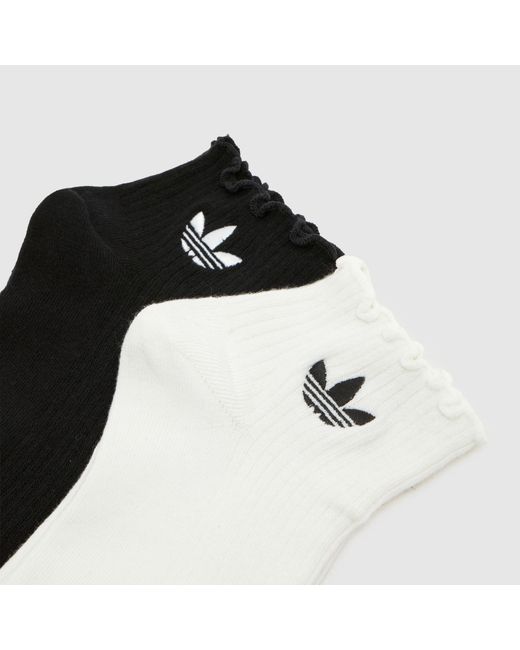 Adidas Black Ankle Socks 2 Pack