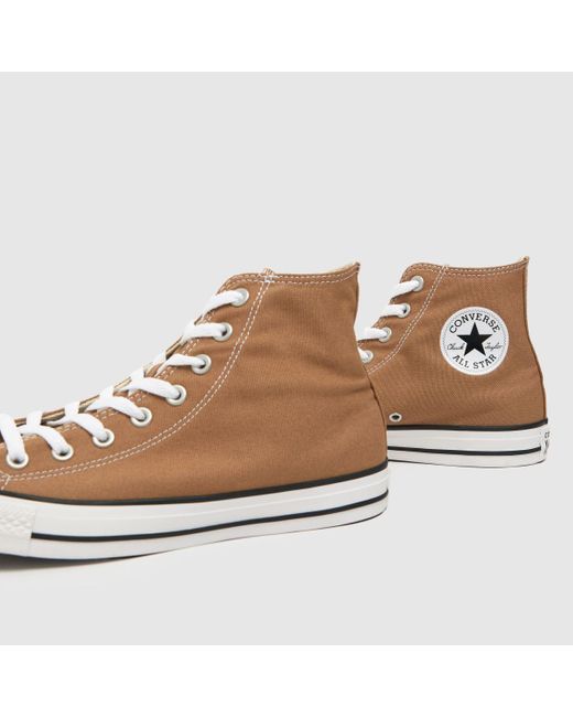 Converse Brown All Star Hi Trainers In for men