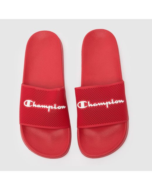 Champion Red Daytona Sandals In for men