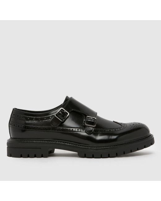 Schuh Black Rumour Brogue Shoes for men