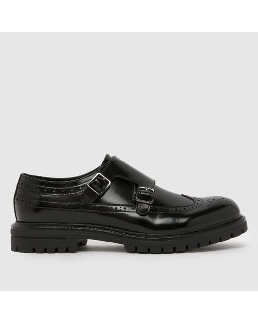 Schuh Black Rumour Brogue Shoes for men