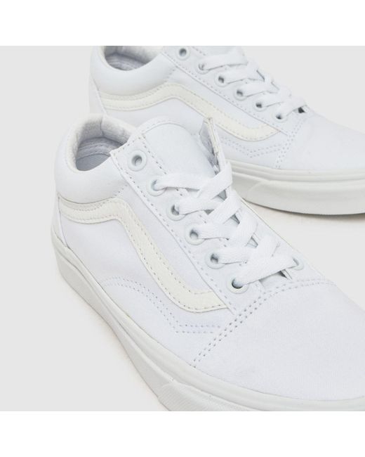 Vans White Old Skool Trainers