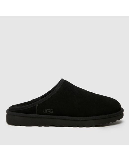 Ugg Black Classic Slip-on Slippers for men