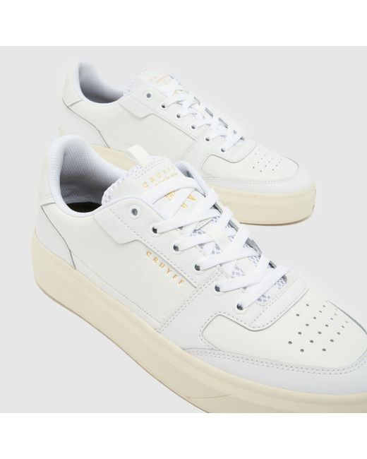 Cruyff White Endorsed Pro Trainers for men