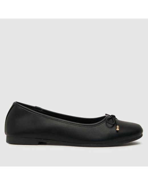 Schuh Black Leanne Ballerina Flat Shoes