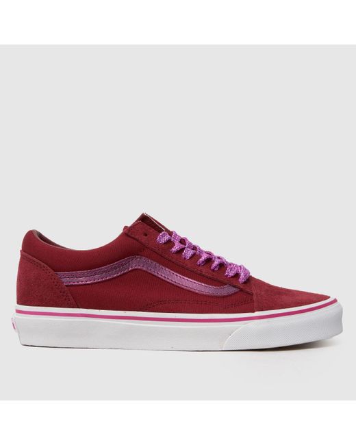 Vans Red Old Skool Trainers
