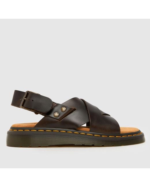 Dr. Martens Brown Zane Sandals In