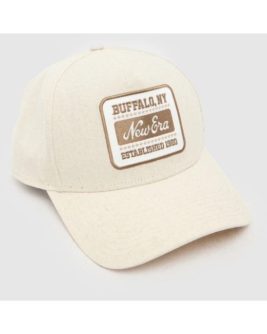 KTZ Natural Patch Linen E-Frame Cap