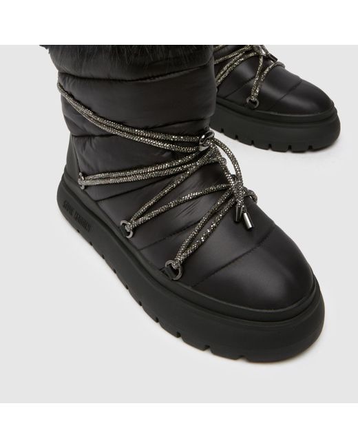 Steve Madden Black Ice Storm Boots In