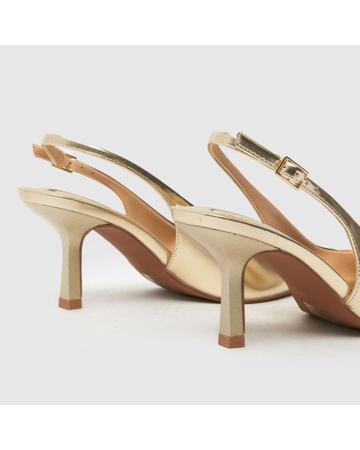 Schuh Natural Selene Slingback Point Court High Heels