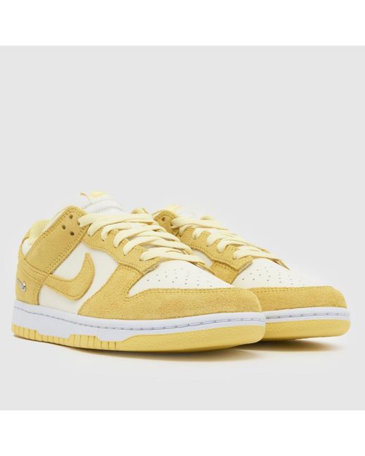 Nike Yellow Dunk Low Trainers