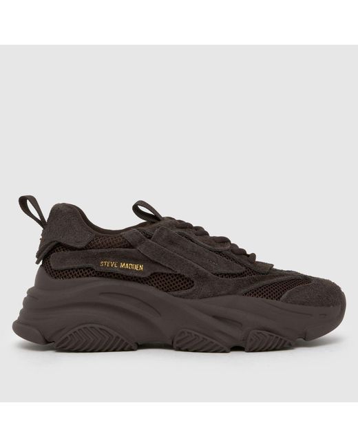 Steve Madden Brown Possession Trainers