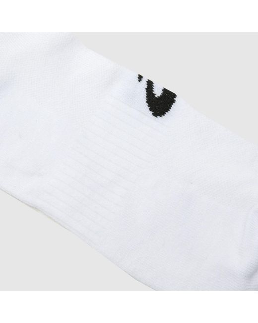 Asics White No Show Socks 3 Pack