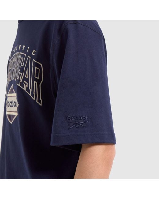 Reebok Blue Classic T-Shirt for men