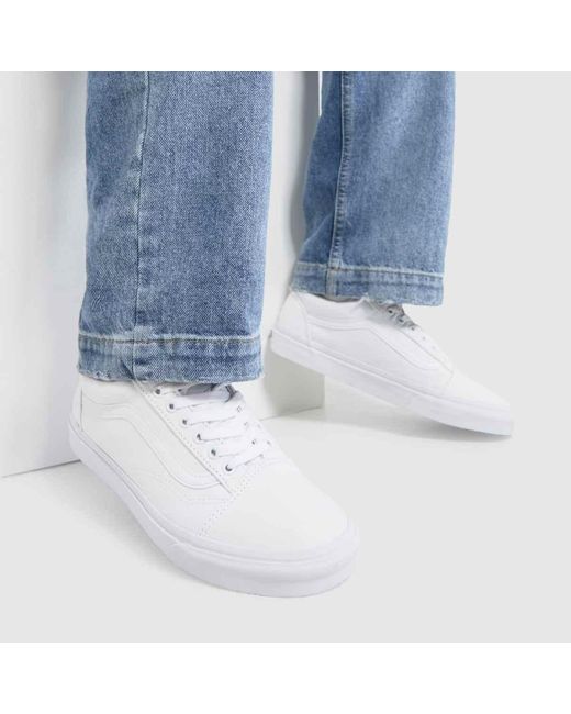 Vans White Old Skool Trainers for men