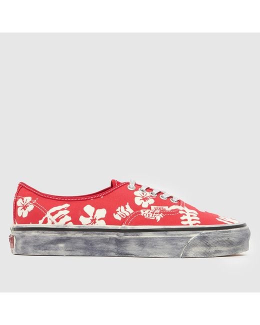 Vans Red Lx Authentic 44 Trainers for men