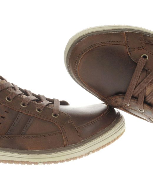 Skechers Leather Irvin Hamell Trainers in Brown for Men - Lyst