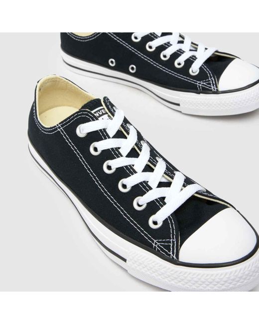 Converse Black All Star Ox Trainers