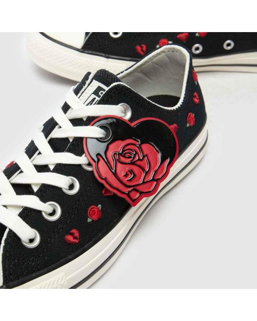 Converse Blue All Star Ox Valentines Trainers