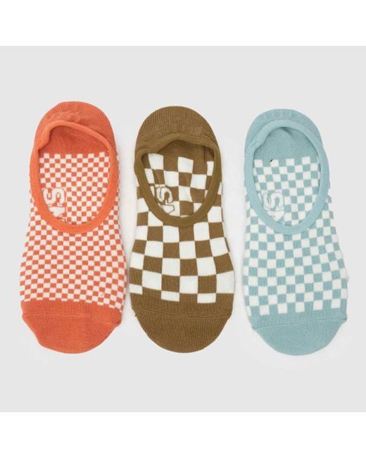 Vans Blue Best Me Canoodle Sock 3 Pack