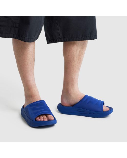 Oakley Blue Studio Slide Sandals for men