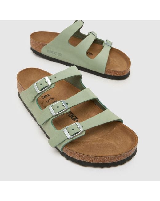 Birkenstock Green Florida Sandals