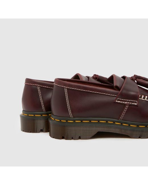 Dr. Martens Brown Adrian Ben Tassel Loafer Flats