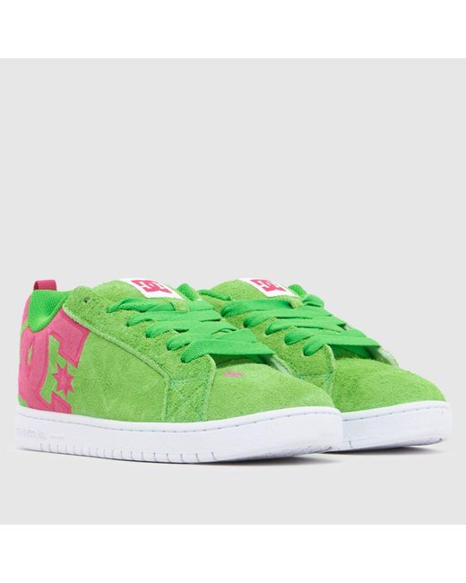 Dc Green Court Graffik Trainers